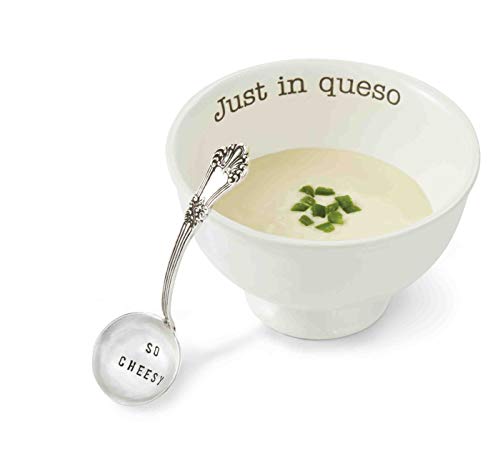 Mud Pie Queso Dip Set, White