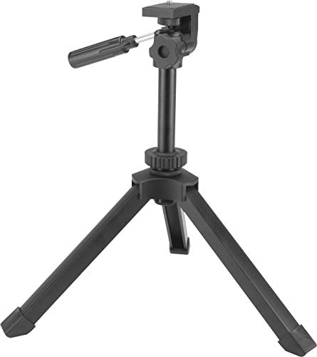 BARSKA AF13270 Heavy Duty Table Top Tripod for Cameras, Binoculars, Spotting Scopes, and More, Black, One Size