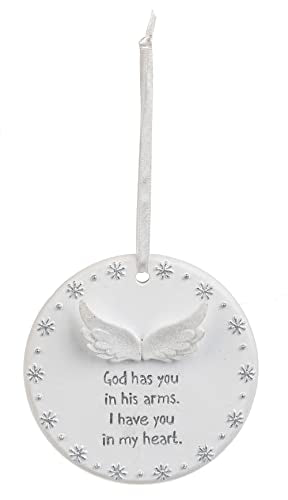 Ganz MX179672 Baby Memorial Ornament - God Has You in His Arms, 3-inch Height