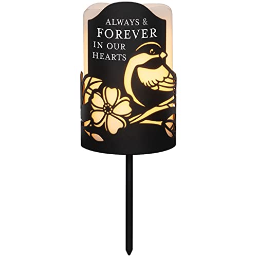 Carson Home 23404 Forever in Our Hearts Memorial Garden Candle Garden Stake, 9-inch Height