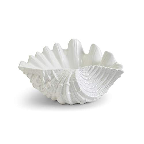 Two's Company Large Decorative Clam Shell