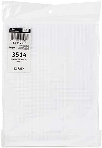 Design Works Crafts Plastic Canvas Sheet, White