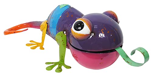 Continental Art Center CAC21257A Giant Lizard Statue -Purple