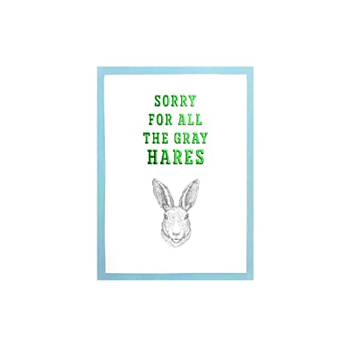 Design Design Grey Hares Birthday Card - Her