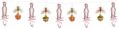 Beistle Leaf Shimmer Garland Party Accessory (1 count) (1/Pkg)
