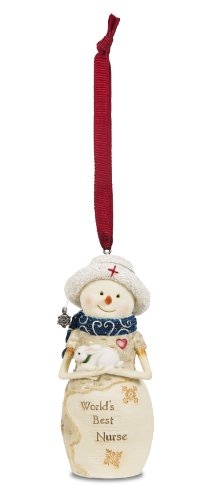 Pavilion Gift Company 81117 The Birchhearts Nurse Snowman Figurine, 4-Inch