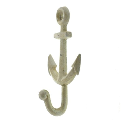 Homart Anchor Wall Hook, White