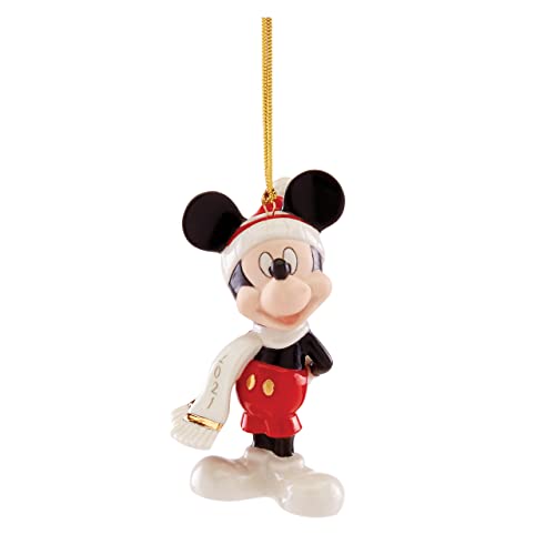 Lenox 2021 Mickey Mouse Winter Ornament, 0.40, Blue