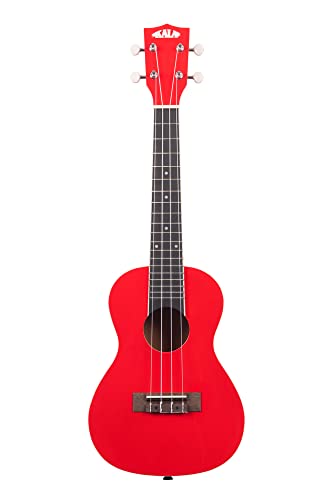 Kala Candy Shoppe Collection Candy Apple Red Concert Ukulele