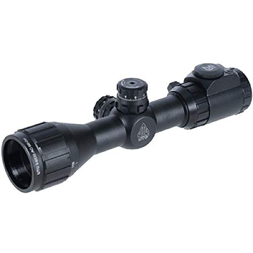 Leapers UTG 3-9X32 1" BugBuster Scope, AO, 36-color Mil-dot, Rings , Black