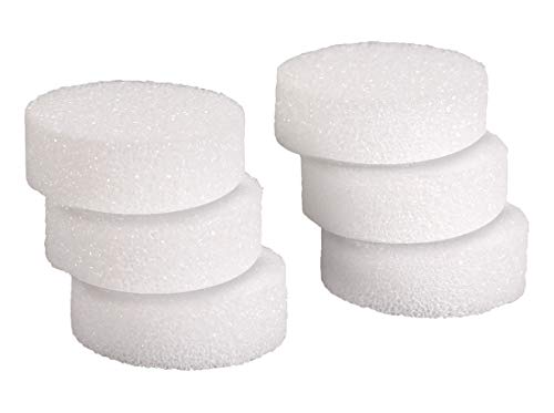 Hygloss Products Round Styrofoam Discs, 3-Inch Diameter x 3/4-Inch Thick, White, 100 Pieces