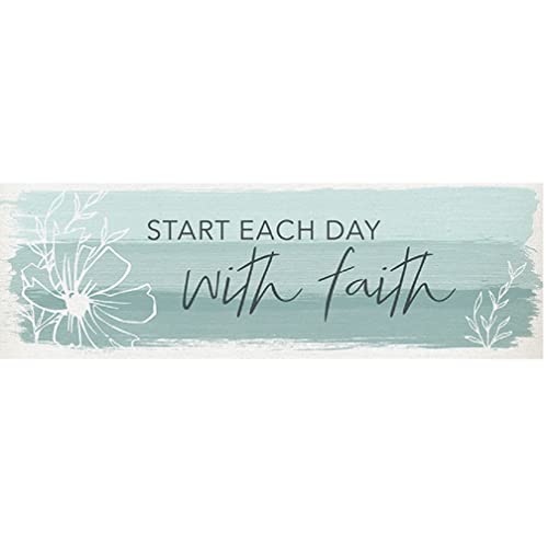 Carson Home 24582 With Faith Message Bar, 8-inch Width, Wood