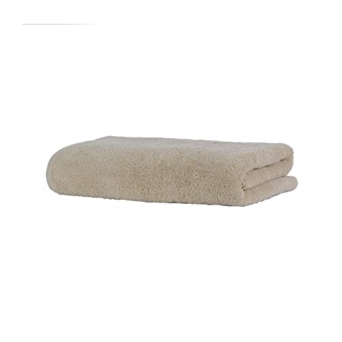 LA HAMMAM 40√ì _ 80√ì Oversized Bath Sheet Towels for Bathroom, Hotel, Spa, Pool, College Dorm | Super Soft, Quick Dry and Absorbent 100% Turkish Cotton Extra Large Jumbo Bath Sheets Towel - Beige
