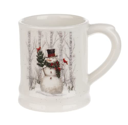 Ganz MX181407 Snowman Mug, 4.75-inch Height, Dolomite, Set of 4