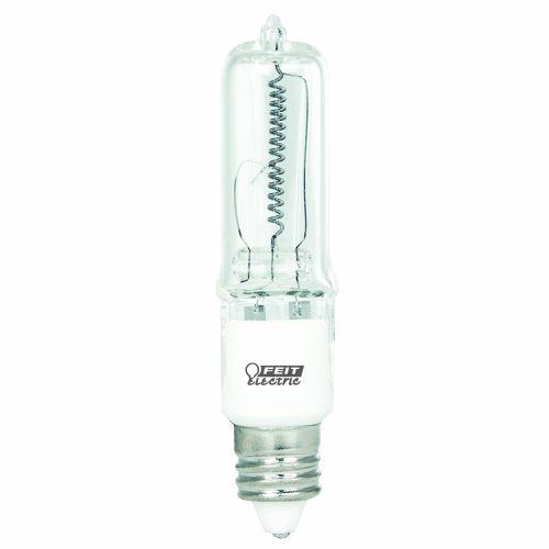 Feit Electric BPQ150/CL/MC 150-Watt Mini Candelabra Base Clear Halogen