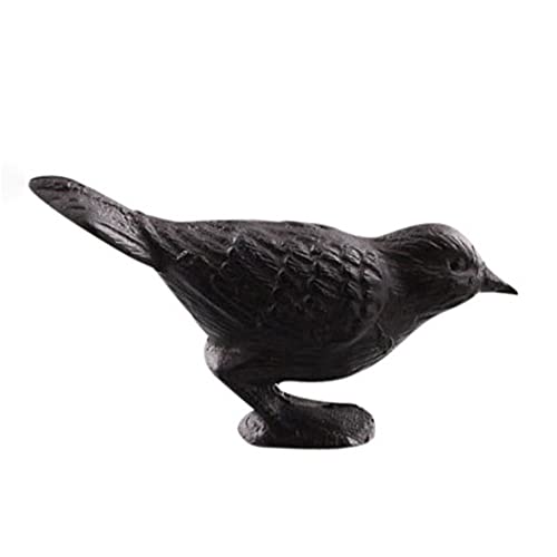 HomArt 3537-13 Perched Bird, 6-inch Length, Cast Iron - Brown