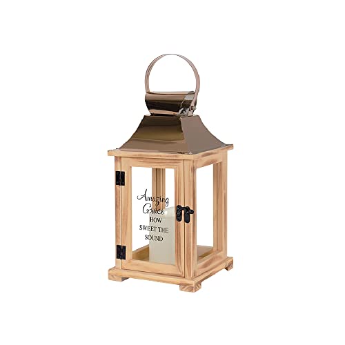 Carson Home 57292 Amazing Grace Lantern, 13.5-inch Height