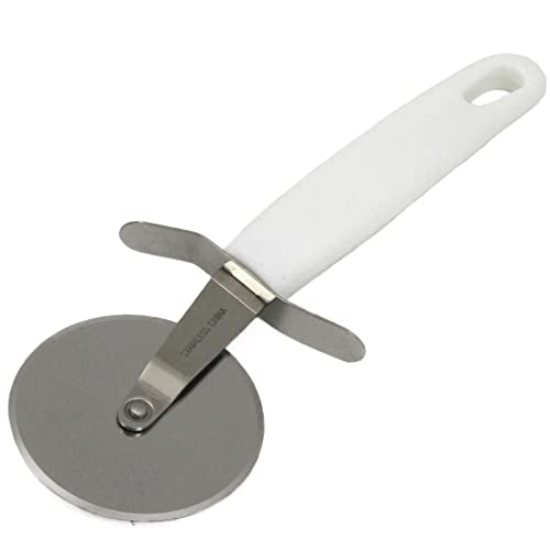 Chef Craft Select Stainless Steel Pizza Cutter, 9 inch, White