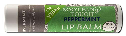 Soothing Touch - Lip Balm with Organic Cocoa & Shea Butters Peppermint - 0.25 oz.