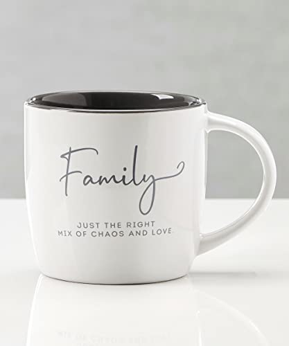 Giftcraft 094258 Family Sentiment Mug, 3.9-inch Length, Ceramic