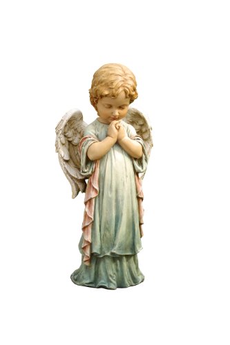 Napco Praying 12-Inch Angel Child Outdoor Decoration