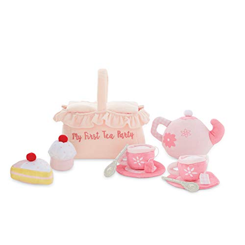 Mud Pie My First Tea Party Plush Set, Multicolor, Cotton