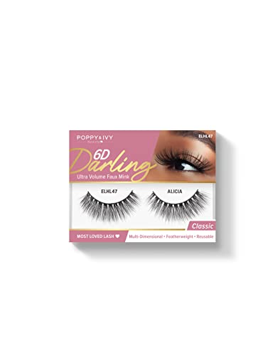 Absolute New York Poppy & Ivy 6D Darling Lashes - Classic (Alicia)