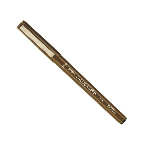 Uchida Marvy 6000 Calligraphy Pens sepia 2.0 mm fine, Sold individually