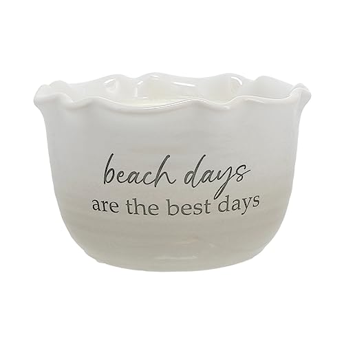 Pavilion Gift Candle Beach Days - 11 oz - 100% Soy Wax Reveal Candle Scent: Tranquility Wax Reveal - Beach Bum