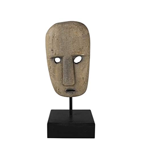 HomArt AREOhome 4709-0 Kelso Mask On Stand, Small, Wood and Metal