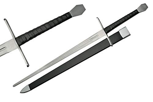 SZCO Supplies Full Tang Medieval Coffin Sword, 48" Overall Length