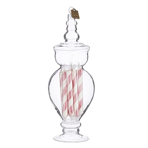 RAZ Imports 7" Peppermint Stick Candy Jar Ornament