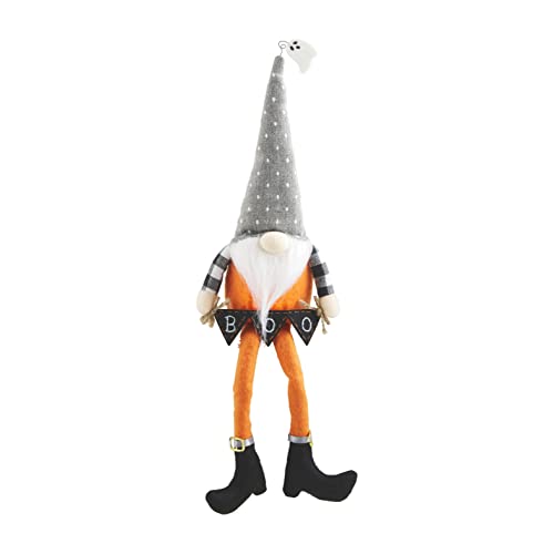 Mud Pie Deluxe Light Up Dangle Gnome, Small, 19" x 6", Polyester