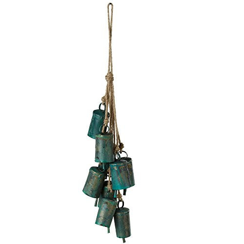 Ganz Midwest Gloves Green Patina Bell Cluster Wind Chime