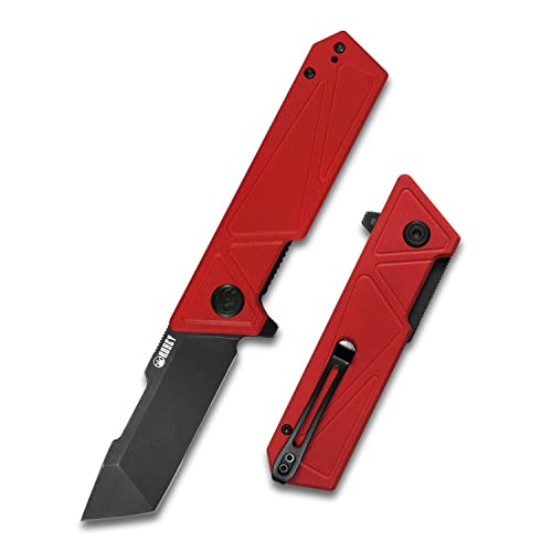 KUBEY Avenger KU104 Folding Pocket Knife (Red)