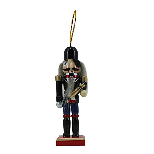 Beachcombers 5-Inch Wood Pirate Nutcracker Ornament