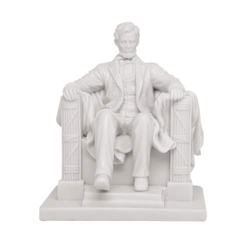 Pacific Trading Giftware PTC 5.5 Inch Abraham Lincoln National Memorial Replica Statue Figurine
