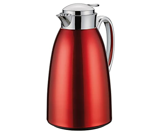 Frieling Cilio Venezia Insulated Flask 1 Litre Stainless Steel Red