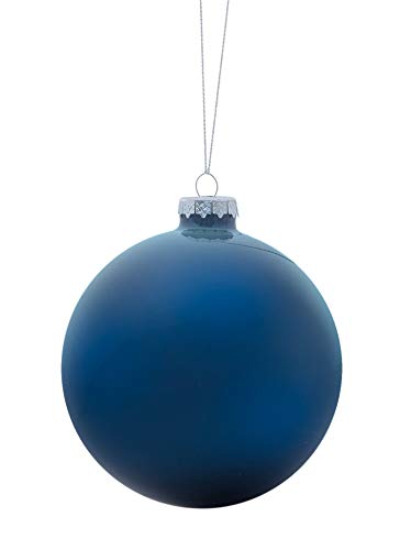 Melrose Glass Ball Ornament, 6.5-Inch High