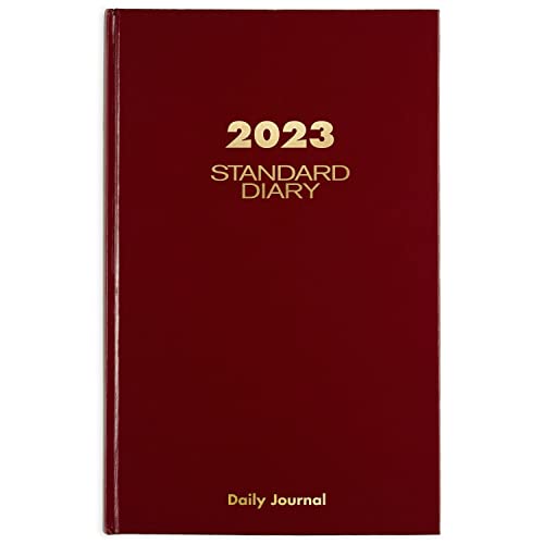 ACCO (School) 2023 Diary/Address Book by AT-A-GLANCE, Standard Daily Diary & Address Book, 7-3/4" x 12", Large, Red (SD37713)