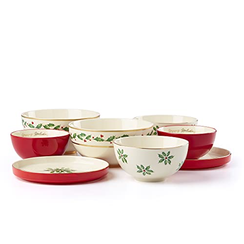 Lenox Holiday Luna Nesting Dinnerware Set, 11.62, Multi