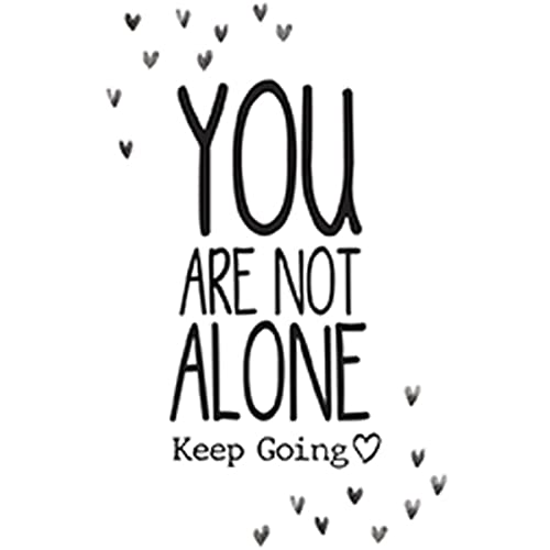 Carson Home 24947 Keep Going Collection Not Alone Wallet Reminder, 3.33-inch Height