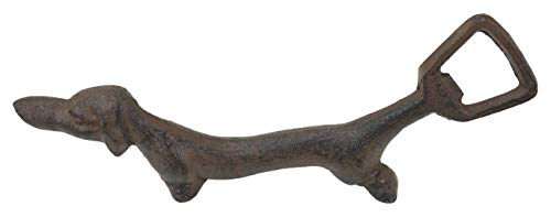 Upper Deck GSM Cast Iron Handheld Dachshund Bottle Opener
