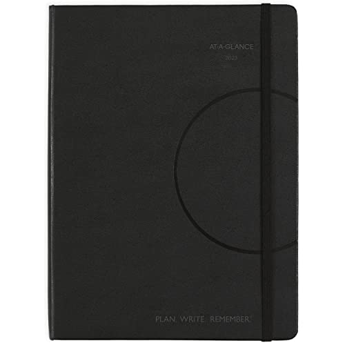 ACCO (School) 2023 Weekly & Monthly Appointment Book & Planner by AT-A-GLANCE, 7-1/2" x 10", Large, Plan. Write. Remember, Black (70695005)