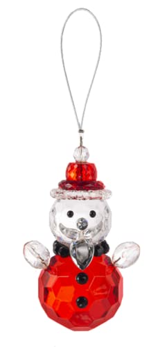 Ganz Christmas Santa Ornament, Acrylic, 2 Inches Width, 3 Inches Length, Multicolor