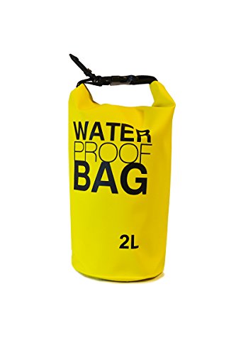 Calla 2103 Waterproof Dry Bag, 2 Liters, Yellow
