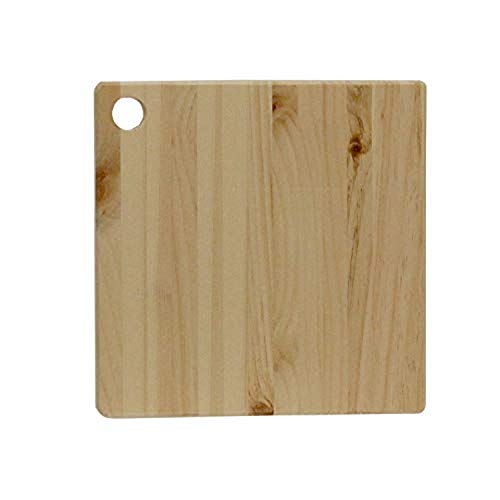 Walnut Hollow Unfinished Pine Serving Board for Arts & Crafts Display, Square