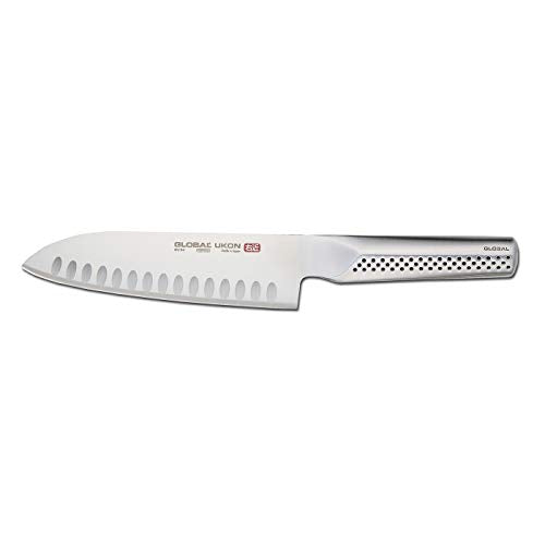 Scanpan Global Stainless Steel Ukon Hollow Ground 7-Inch Santoku Knife