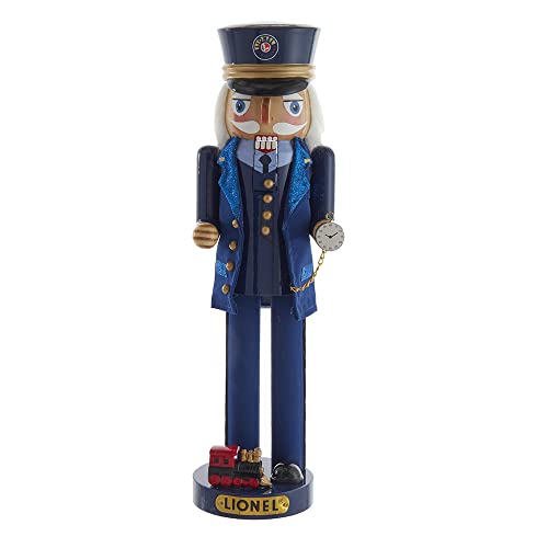 Kurt Adler Lionel Trains Lionel Conductor Nutcracker, 15-Inch, Multicolored