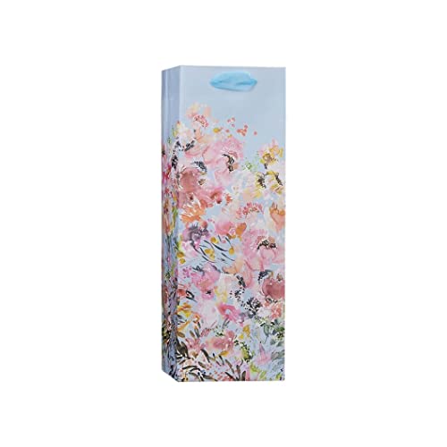 Design Design Wine Bottle Tote Bag (Wildflower Dreams)